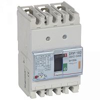 Автоматический выключатель DPX3 160 - термомагнитный расцепитель - 25 кА - 400 В~ - 3П - 100 А | код. 420045 |  Legrand 